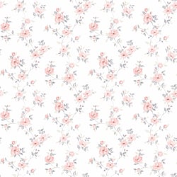 Galerie Wallcoverings Product Code PF38171 - Pretty Prints Wallpaper Collection - Grey, Pink, Beige Colours - Mini Rose Trail Design