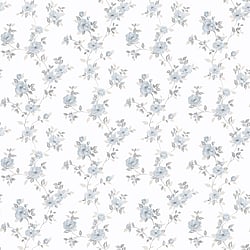 Galerie Wallcoverings Product Code PF38172 - Pretty Prints Wallpaper Collection - Blue, Beige, Grey Colours - Mini Rose Trail Design