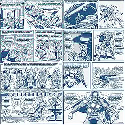 Galerie Wallcoverings Product Code SP9000-3 - Comics And More Wallpaper Collection -   