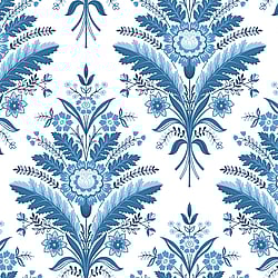 Galerie Wallcoverings Product Code TJ40602 - Mulberry Tree Wallpaper Collection - Blue Colours - Moorbank Design