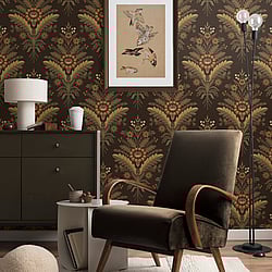 Galerie Wallcoverings Product Code TJ40606 - Mulberry Tree Wallpaper Collection - Brown Colours - Moorbank Design