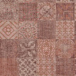 Galerie Wallcoverings Product Code TP21292 - Passenger Wallpaper Collection - Red Orange Colours - Funky Tiles Design