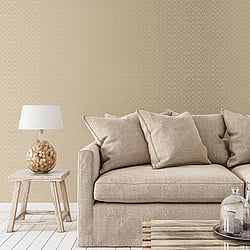 Galerie Wallcoverings Product Code W78219 - Metallic Fx Wallpaper Collection - Gold Beige Colours - Metallic Geometric Design