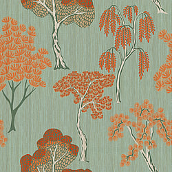 Galerie Wallcoverings Product Code WH45253M - Welcome Home Murals Wallpaper Collection - Yellow, Green, Orange Colours - Rustic Forest Charm Design