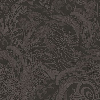 Galerie Wallcoverings Product Code 12610 - Ted Baker Fantasia Wallpaper Collection - Black Brown Colours -  