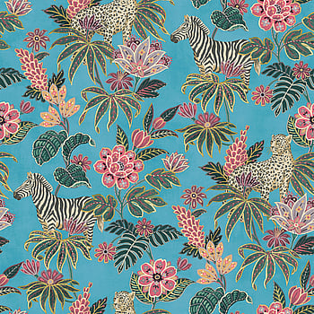 Galerie Wallcoverings Product Code 18523 - Into The Wild Wallpaper Collection - Blue Colours -  