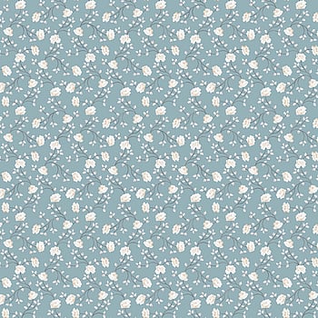 Galerie Wallcoverings Product Code 1905-1 - Spring Blossom Wallpaper Collection - Cream Blue Charcoal Colours -  