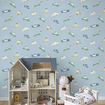 Galerie Wallcoverings Product Code 29013 - Resan Wallpaper Collection - Light blue Colours -  