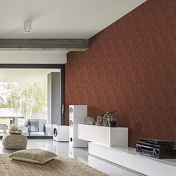 Galerie Wallcoverings Product Code 33379 - Woods And Wicker Wallpaper Collection - Red Colours -  