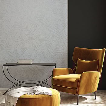 Galerie Wallcoverings Product Code 34005 - Hotel Wallpaper Collection - Grey, White, Cream Colours -  