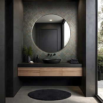 Galerie Wallcoverings Product Code 35512 - Odyssey Wallpaper Collection - Blue Copper Colours -  