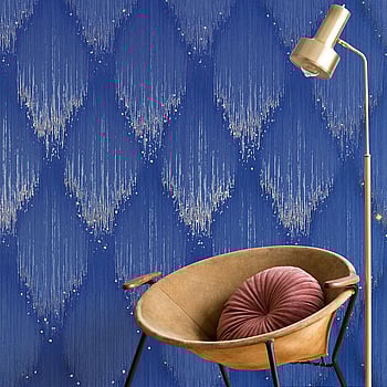Galerie Wallcoverings Product Code 35886 - Fashion Icon Wallpaper Collection - Blue Colours -  