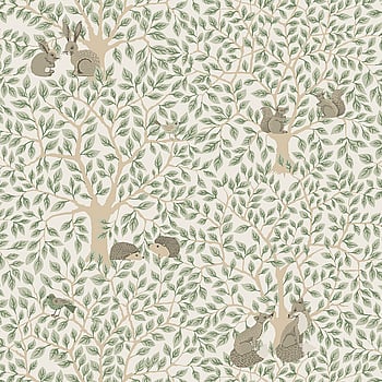 Galerie Wallcoverings Product Code 44111 - Apelviken 2 Wallpaper Collection - White Green Colours -  