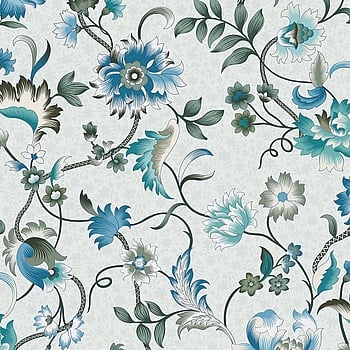 Galerie Wallcoverings Product Code 47647 - Heritage Wallpaper Collection - Blue Colours -  