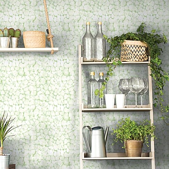 Galerie Wallcoverings Product Code 7316 - Evergreen Wallpaper Collection - Green Mica Colours -  