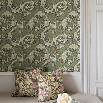 Galerie Wallcoverings Product Code 82013 - Hidden Treasures Wallpaper Collection - Green Colours -  