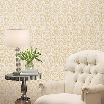 Galerie Wallcoverings Product Code 95514 - Ornamenta 2 Wallpaper Collection - White Gold Colours -  