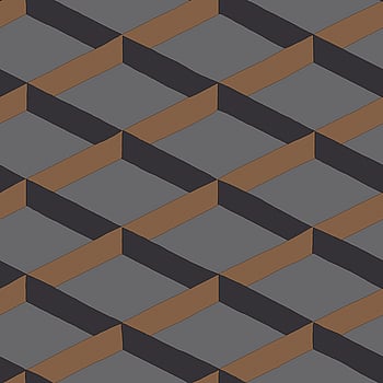 Galerie Wallcoverings Product Code DA23253 - Luxe Wallpaper Collection - Brown Black Grey Colours -  