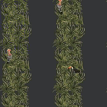 Galerie Wallcoverings Product Code ED13138 - Ted Baker Eden Wallpaper Collection - Navy Blue Green Orange Colours -  