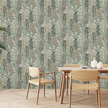 Galerie Wallcoverings Product Code FL61119 - Flourish Wallpaper Collection - Brown/Cream Colours -  