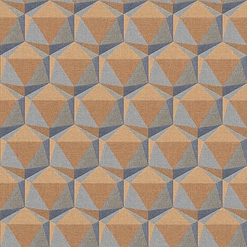 Galerie Wallcoverings Product Code FS72045 - Fusion Wallpaper Collection - Blue Orange Colours -  