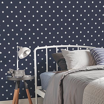 Galerie Wallcoverings Product Code G23107 - Deauville 2 Wallpaper Collection - Navy Blue White Colours -  