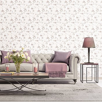 Galerie Wallcoverings Product Code G45325 - Vintage Roses Wallpaper Collection - Beige Colours -  