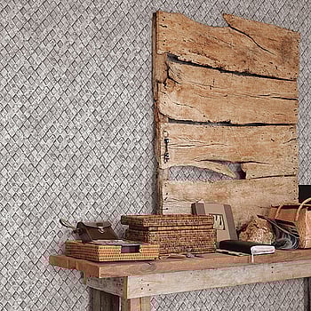 Galerie Wallcoverings Product Code G45339 - Grunge Wallpaper Collection - Grey Colours -  