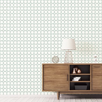 Galerie Wallcoverings Product Code G45402 - Just Kitchens Wallpaper Collection - Green White Colours -  