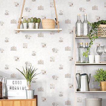 Galerie Wallcoverings Product Code G45414 - Just Kitchens Wallpaper Collection - Beige Colours -  