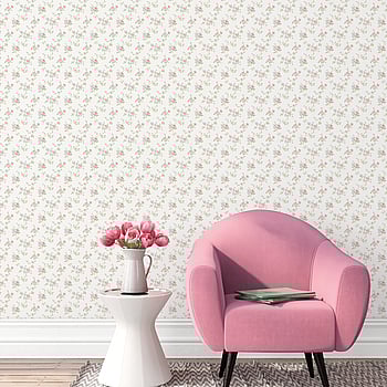 Galerie Wallcoverings Product Code G67896 - Miniatures 3 Wallpaper Collection - Pink White Green Purple Colours -  