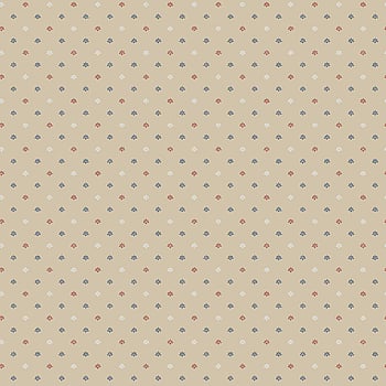 Galerie Wallcoverings Product Code G68734 - Miniatures 3 Wallpaper Collection - Tan,Navy,Red Colours -  