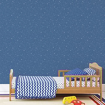 Galerie Wallcoverings Product Code G78408 - Tiny Tots 2 Wallpaper Collection - Cobalt Blue Glitter Colours -  