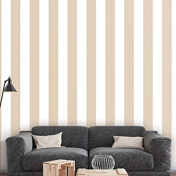 Galerie Wallcoverings Product Code SH34543 - Simply Stripes 3 Wallpaper Collection - Taupe Colours -  