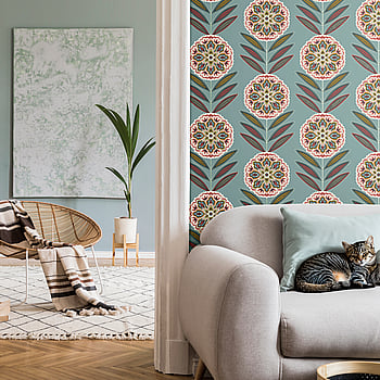 Galerie Wallcoverings Product Code TJ40204 - Mulberry Tree Wallpaper Collection - Green Colours -  