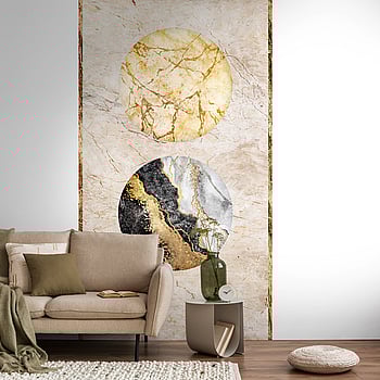 Galerie Wallcoverings Product Code WH45218M - Welcome Home Murals Wallpaper Collection - Beige, Yellow, Black Colours -  